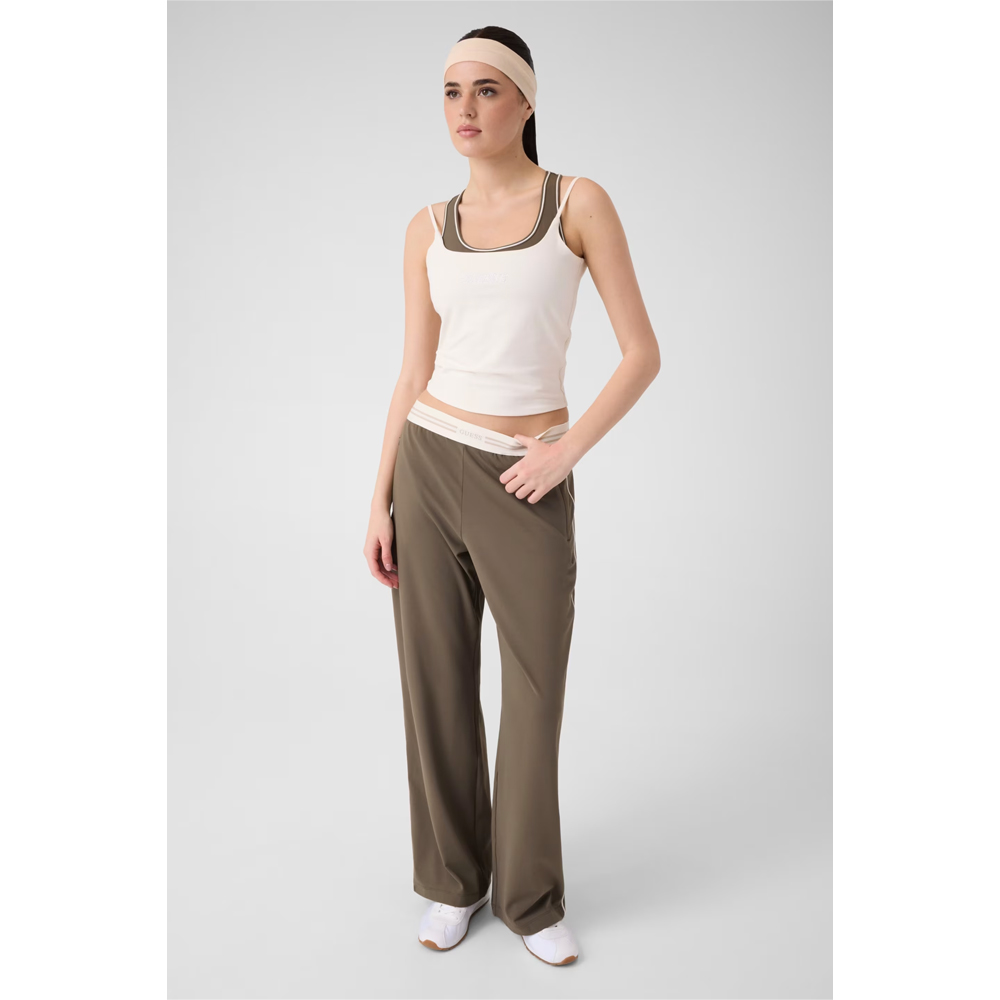 GUESS Brunella Wide Leg Pants Γυναικείο Παντελόνι Φόρμας - 3