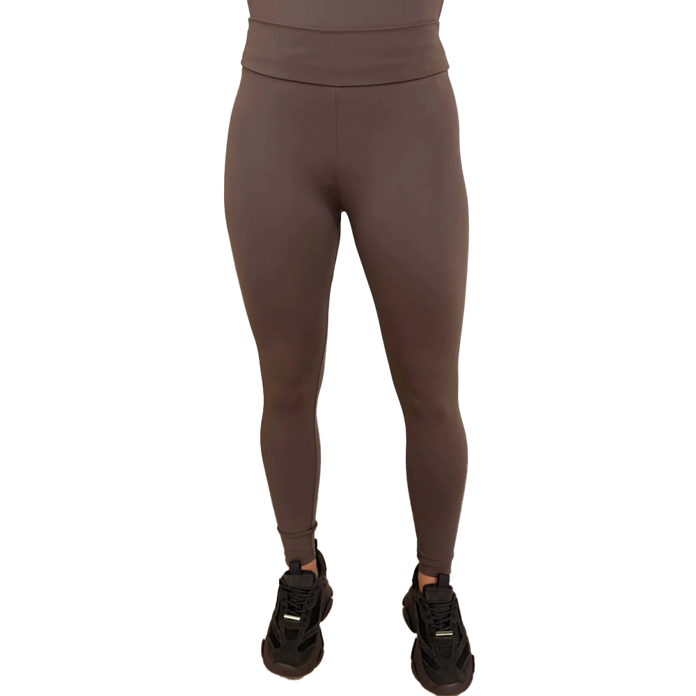GUESS Grazia Sporty Leggings Γυναικείο Κολάν - Καφέ