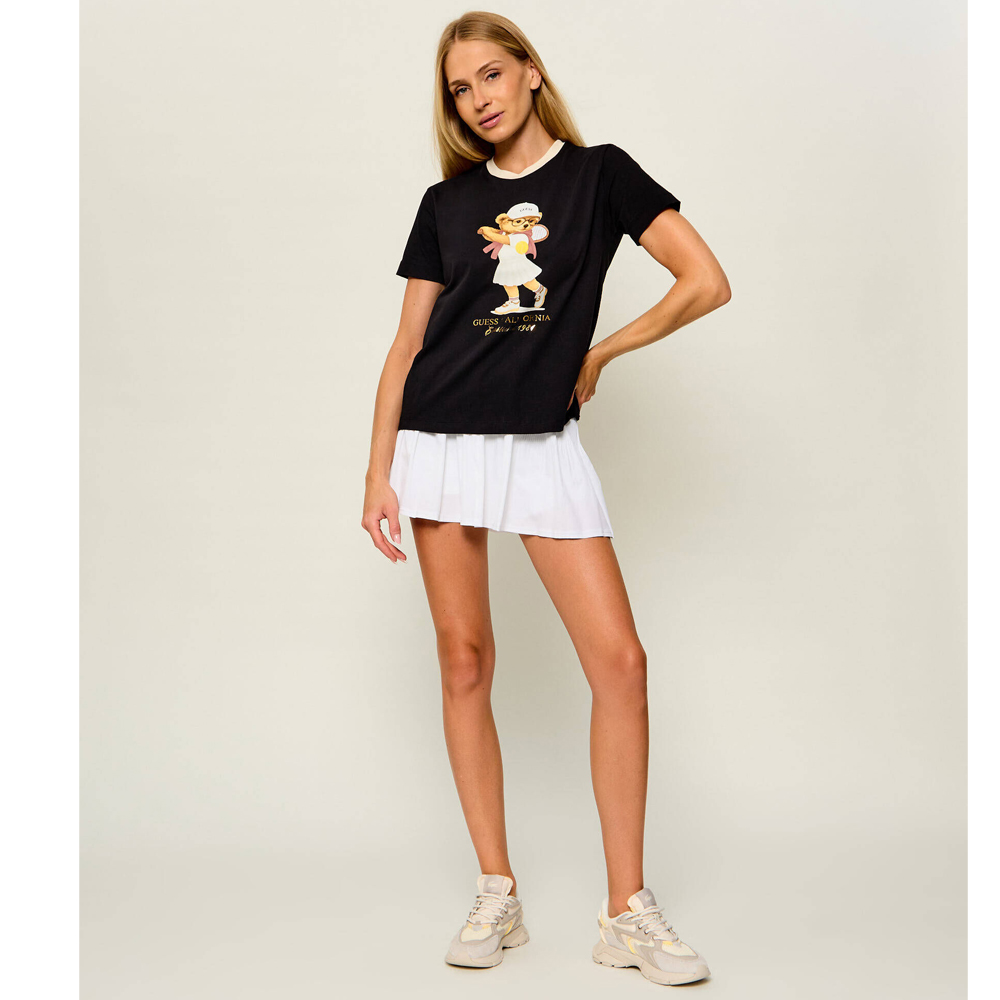 GUESS Tennis Lady Bear ShortSleeve T-Shirt Γυναικείο T-Shirt - 4