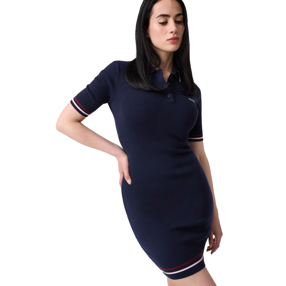 GUESS Jasmine Polo Dress Γυναικείο Φόρεμα Μίνι - Μπλε