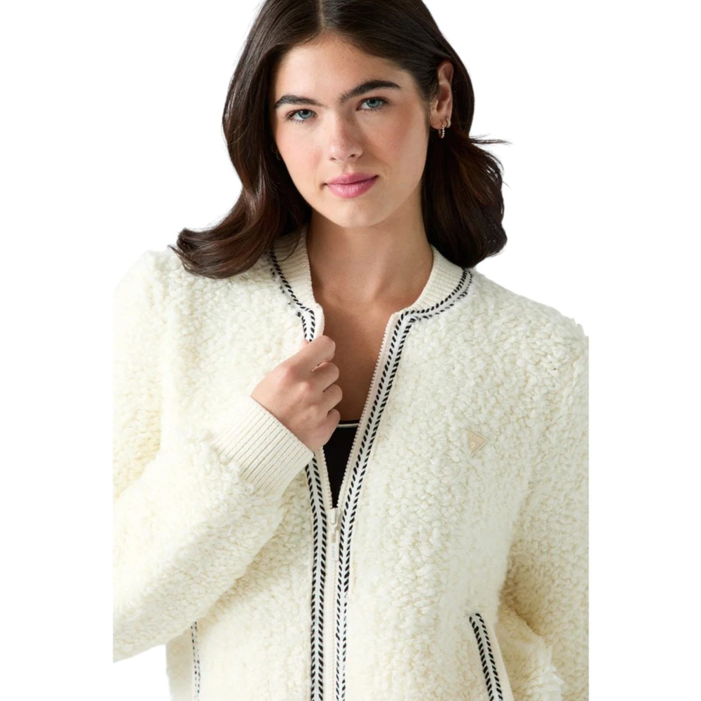 GUESS Emma Bomber Sweatshirt Γυναικεία Ζακέτα - 3