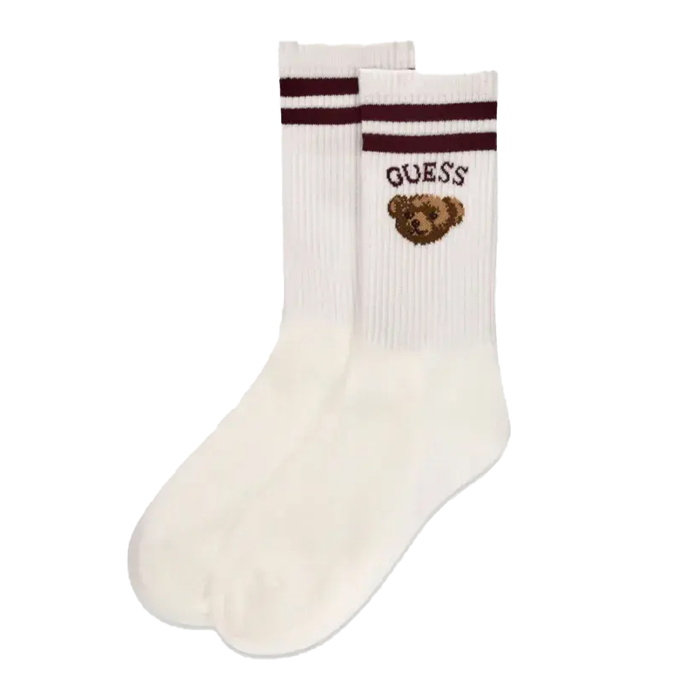 GUESS Baer Socks Γυναικείες Κάλτσες - Λευκό