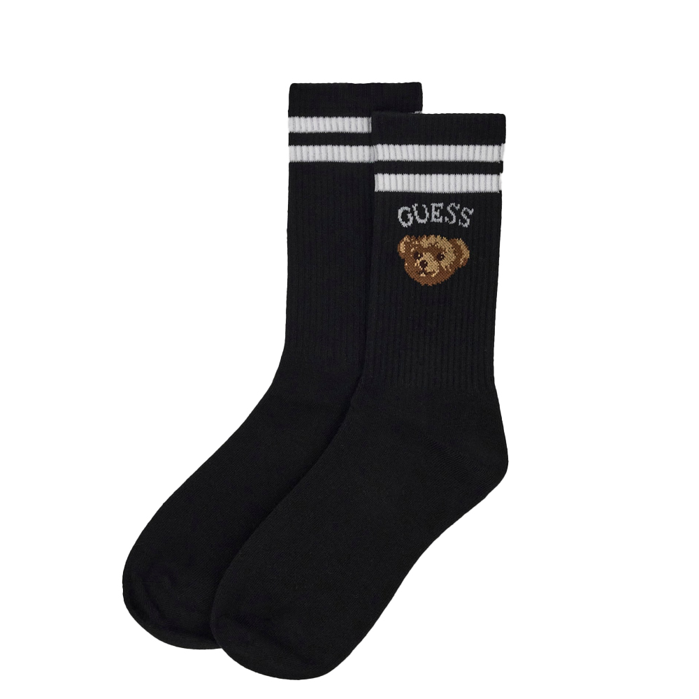 GUESS Baer Socks Γυναικείες Κάλτσες - Μαύρο