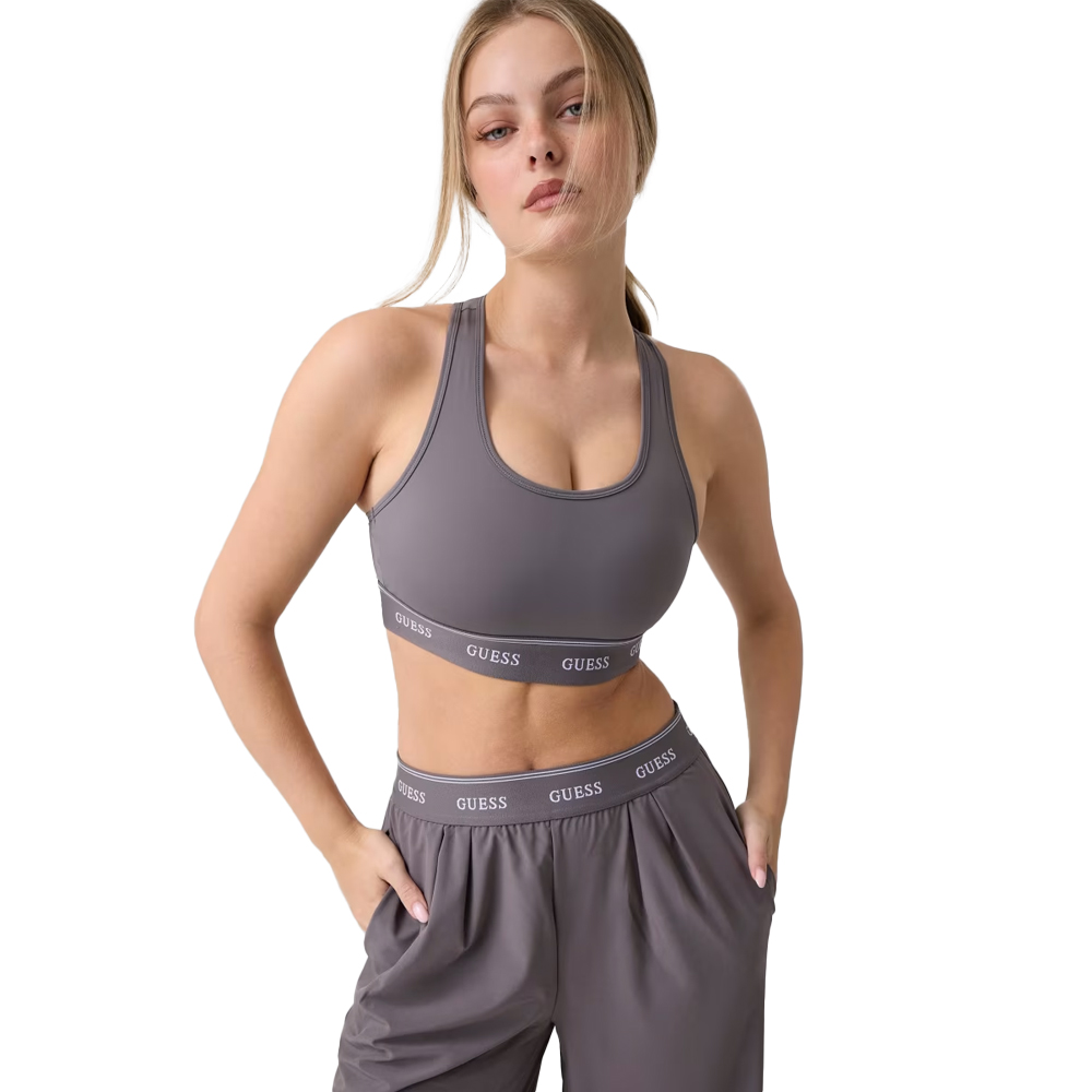 GUESS Alba Bralette Γυναικείο Μπουστάκι - Γκρι