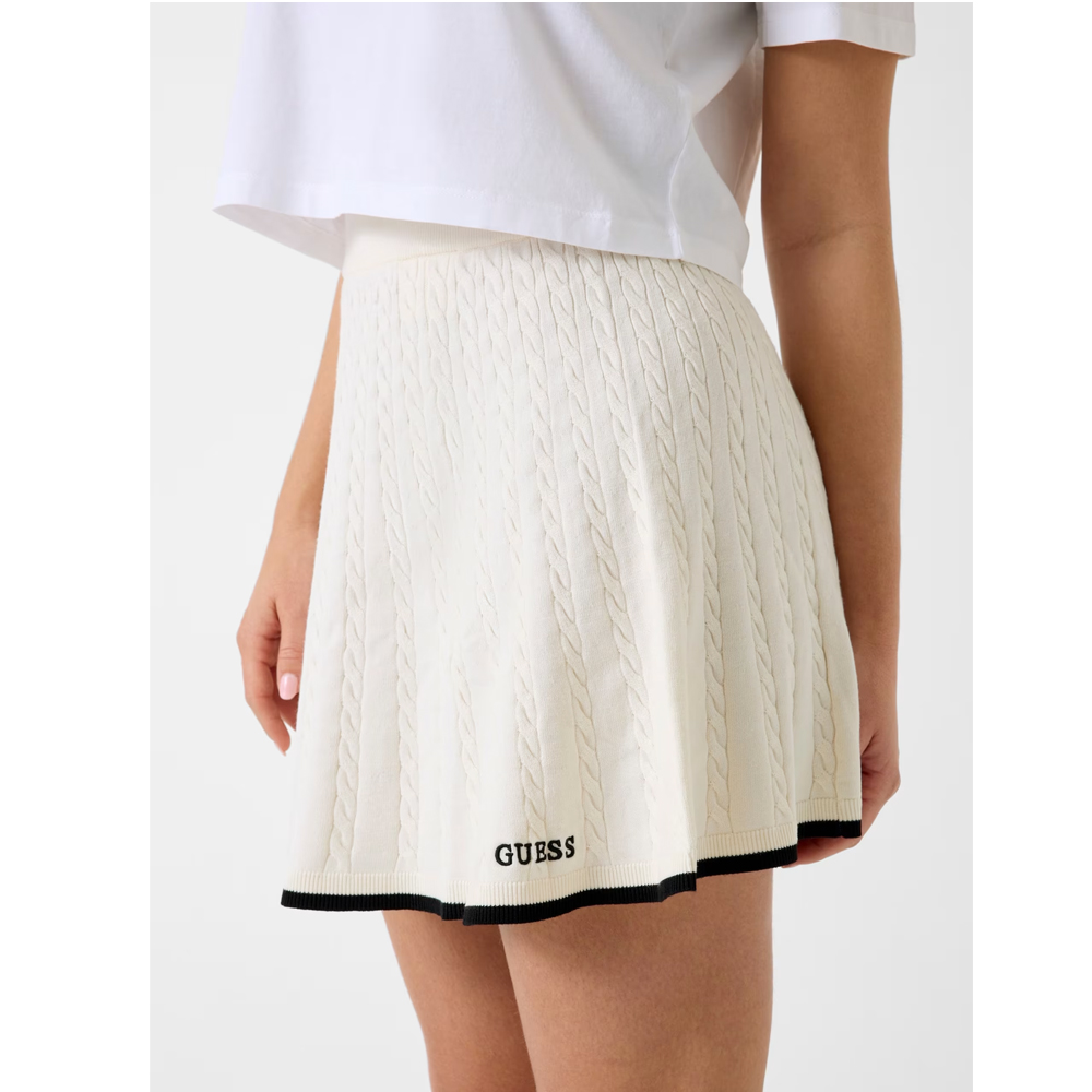 GUESS Shari Skirt Γυναικεία Πλεκτή Φούστα Μίνι - 3