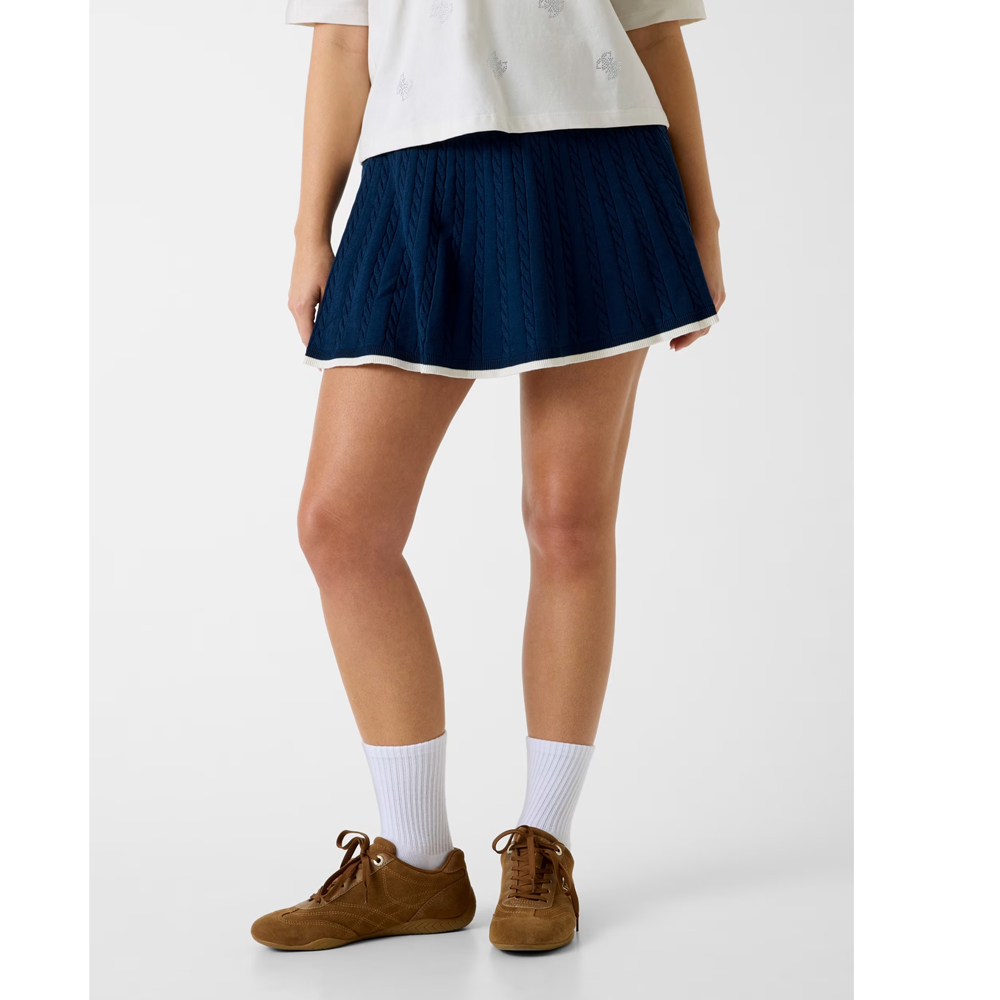 GUESS Shari Skirt Γυναικεία Πλεκτή Φούστα Μίνι - 4