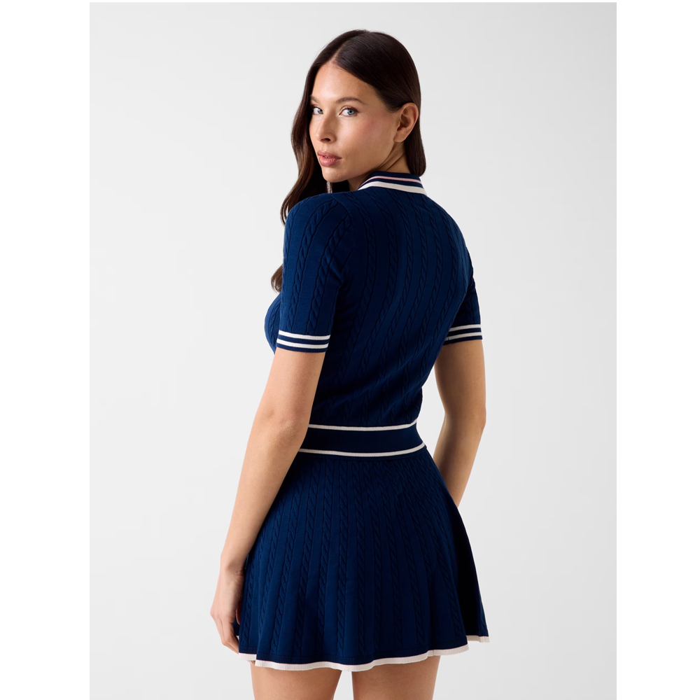 GUESS Shari Polo Cardi Γυναικεία Πλεκτή Μπλούζα Πόλο - 2