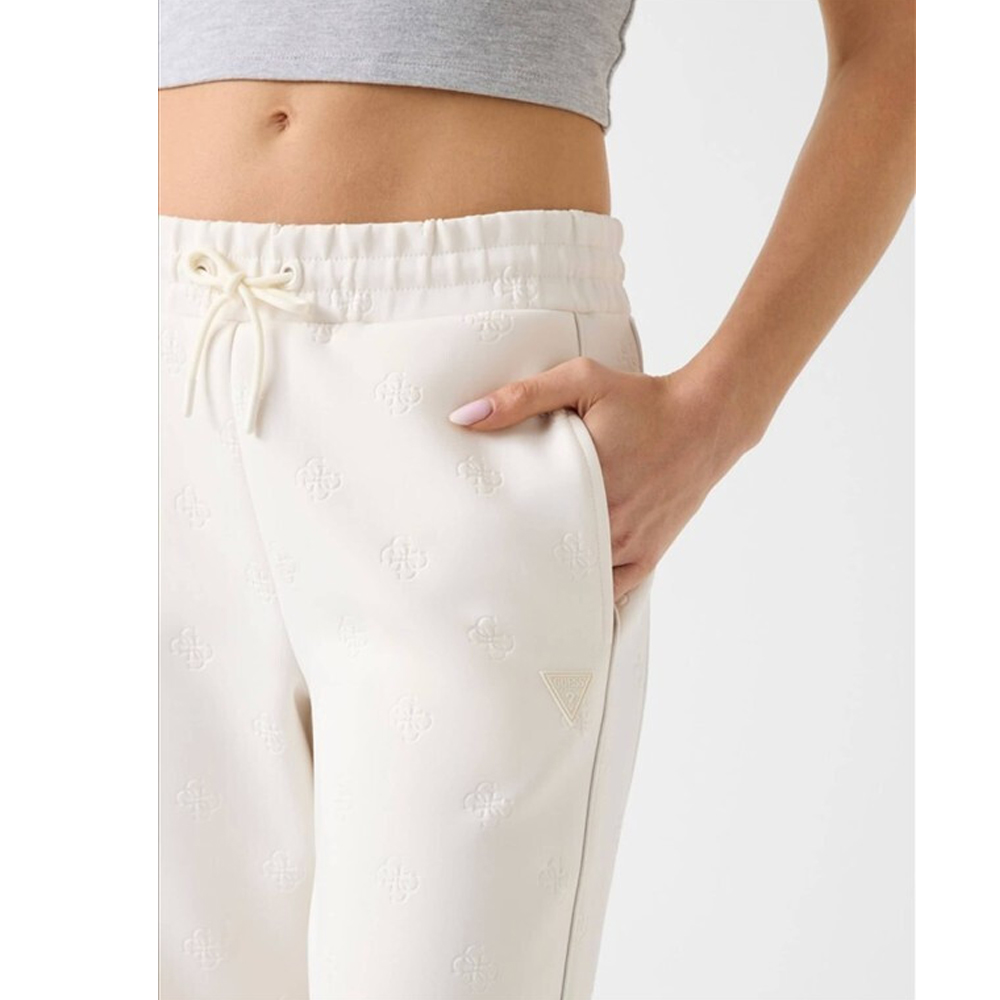 GUESS Calista 4G Wide Leg Pants Γυναικείο Παντελόνι Φόρμας - 3
