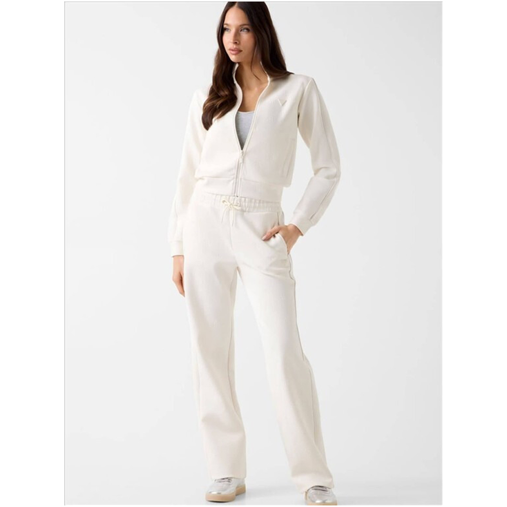 GUESS Calista 4G Wide Leg Pants Γυναικείο Παντελόνι Φόρμας - 4