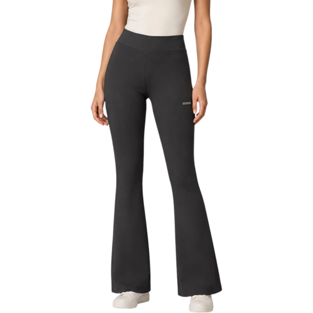 GUESS Syrma Flare Leggings Γυναικείο Κολάν - Μαύρο