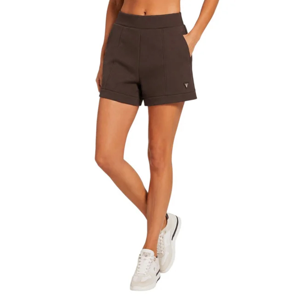 GUESS Olympe Shorts Γυναικείο Σορτς - Καφέ