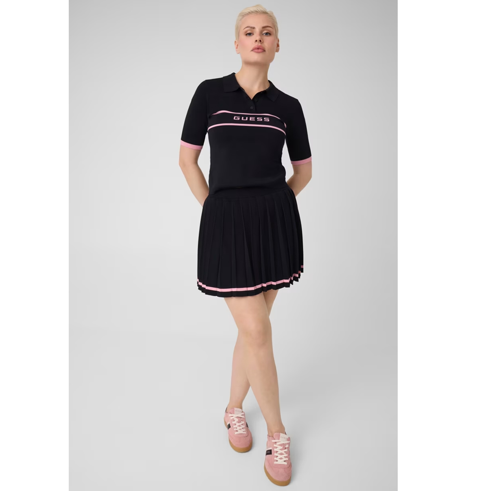 GUESS Meissa Pleated Skirt Γυναικεία Πλισέ Φούστα Μίνι - 4