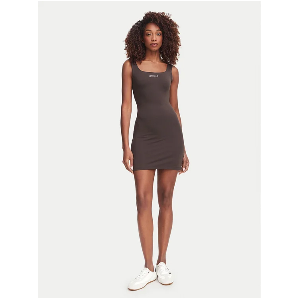 GUESS Lotus Strap Mini Dress Γυναικείο Φόρεμα Μίνι - 4