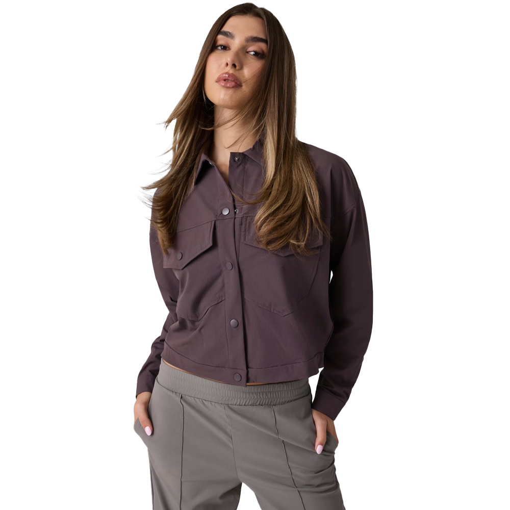 GUESS Rhea Jacket Γυναικείο Μπουφάν - Καφέ