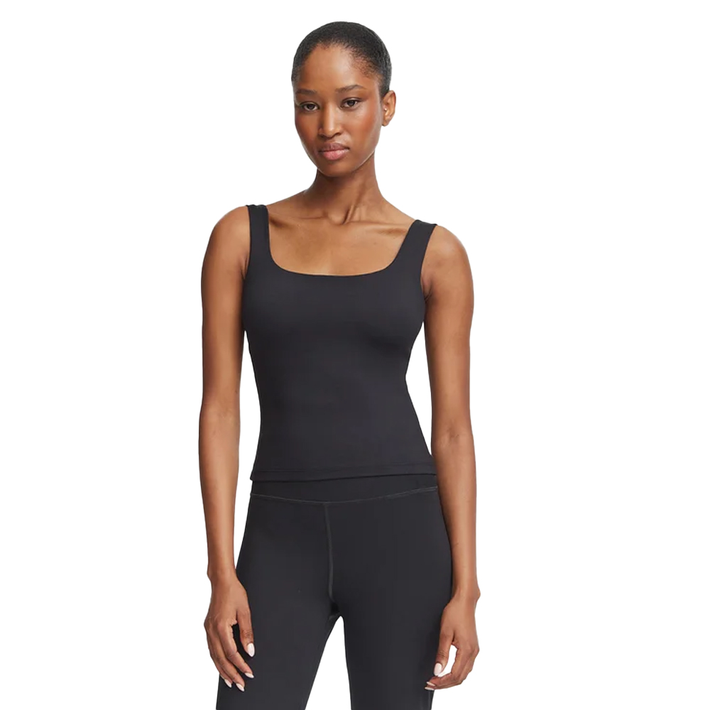 GUESS Lotus Tank Top Γυναικεία Αμάνικη Μπλούζα - Μαύρο