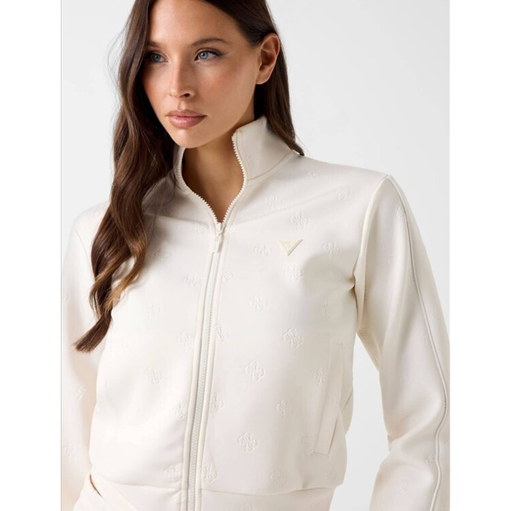 GUESS Calista 4G Full Zip Γυναικεία Ζακέτα - 3