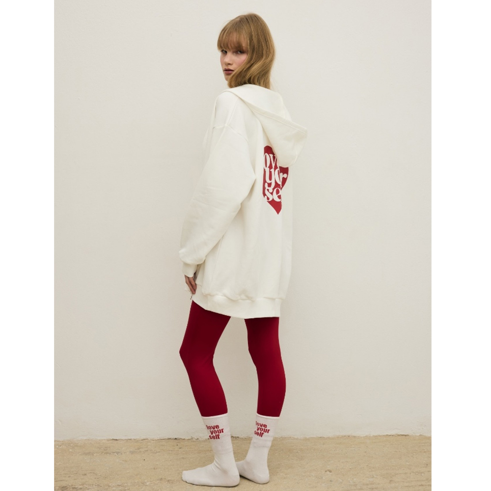 COMBOS Love Yourself Hoodie Γυναικεία Ζακέτα με κουκούλα - 3