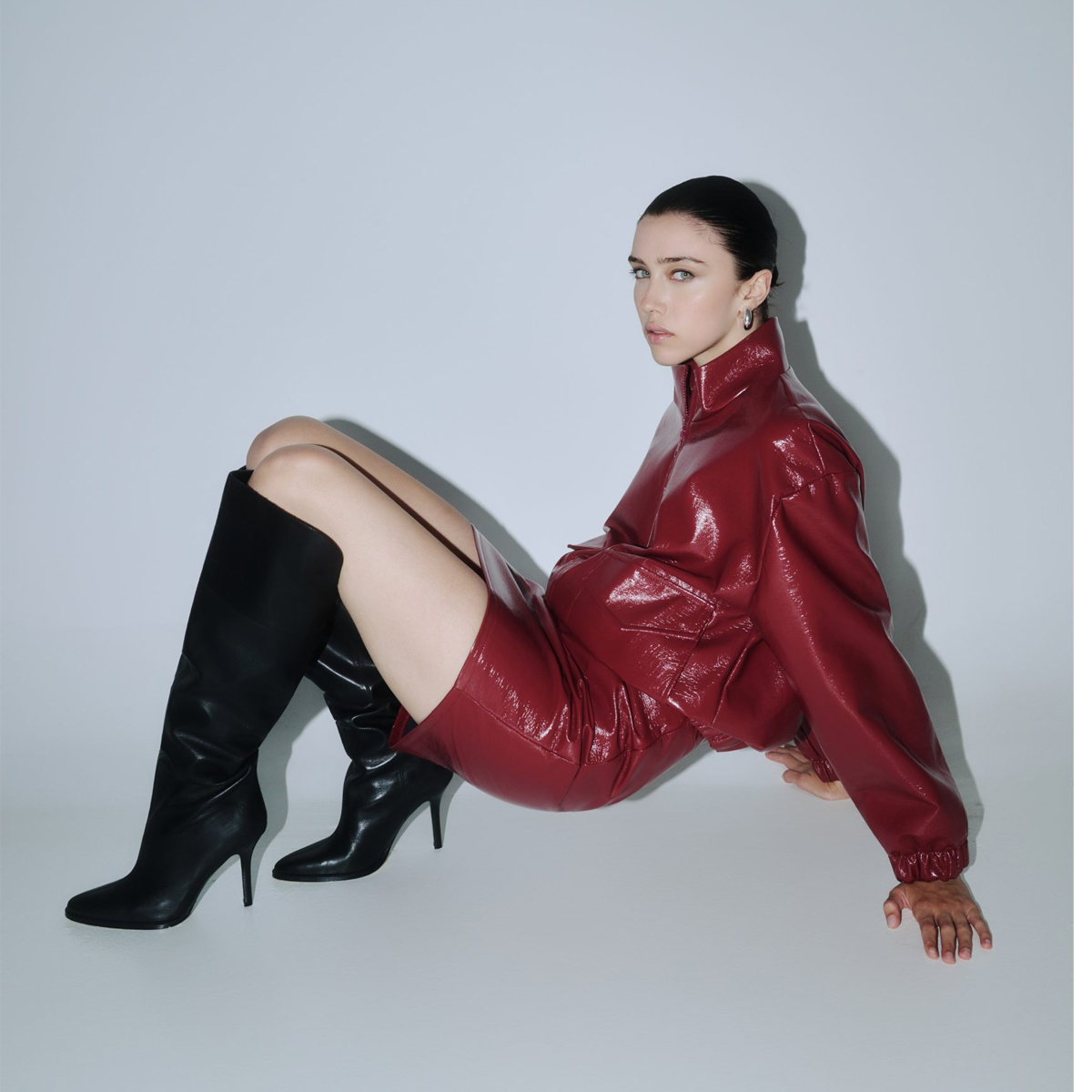 COMBOS KNITWEAR Jacket Vinyl Pockets Γυναικείο Μπουφάν - 3