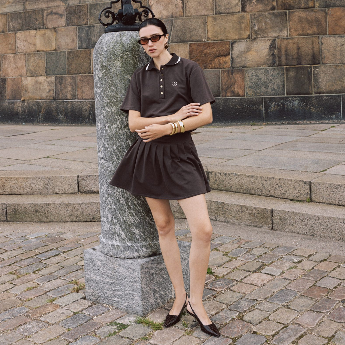 COMBOS KNITWEAR Skorts Mini Pleated Γυναικεία Φούστα - Σορτς Μίνι - 2