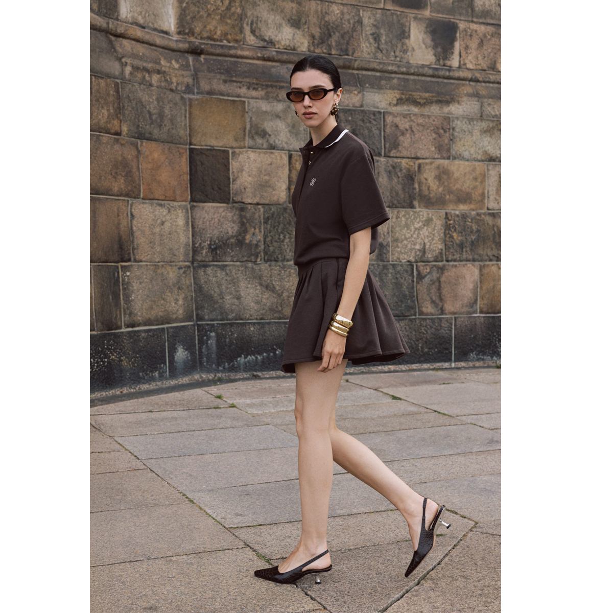 COMBOS KNITWEAR Skorts Mini Pleated Γυναικεία Φούστα - Σορτς Μίνι - 3