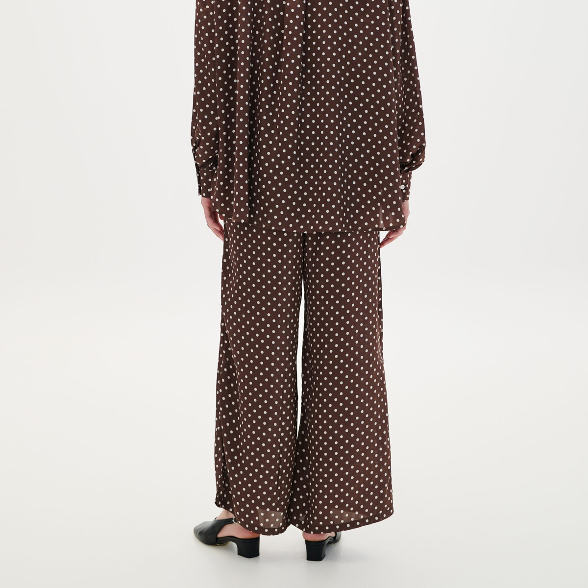 COMBOS KNITWEAR Pants Polka Dots Γυναικείο Παντελόνι - 2