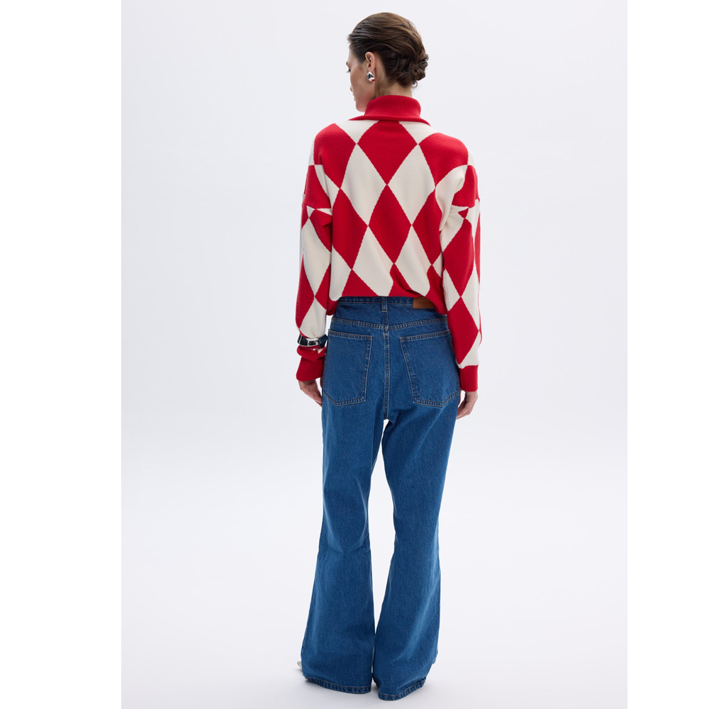 COMBOS KNITWEAR Stella Knitwear Γυναικείο Πουλόβερ Ζιβάγκο - 2