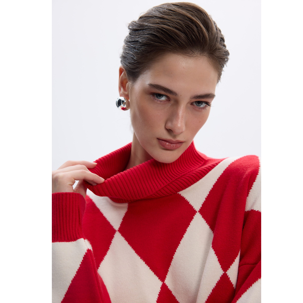 COMBOS KNITWEAR Stella Knitwear Γυναικείο Πουλόβερ Ζιβάγκο - 4