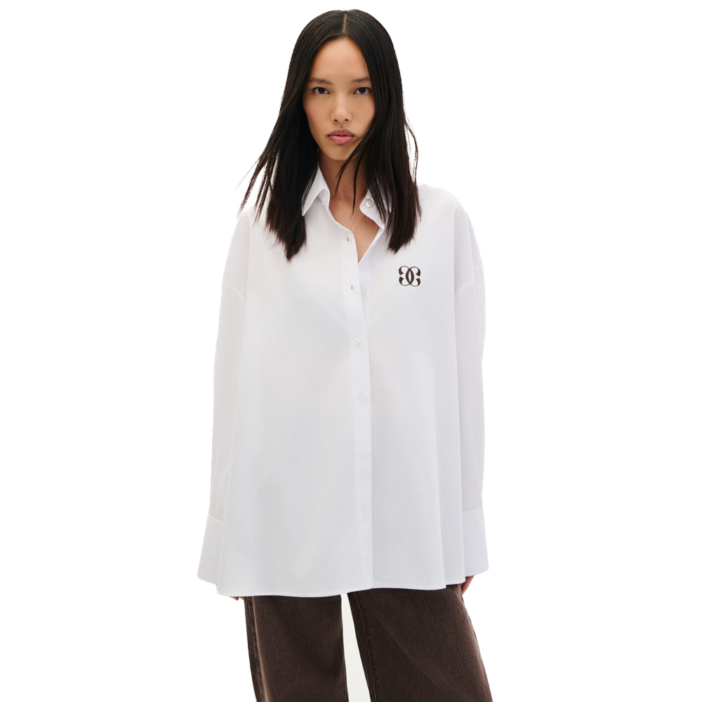 COMBOS KNITWEAR Shirt Monochrome Γυναικείο Πουκάμισο - Λευκό