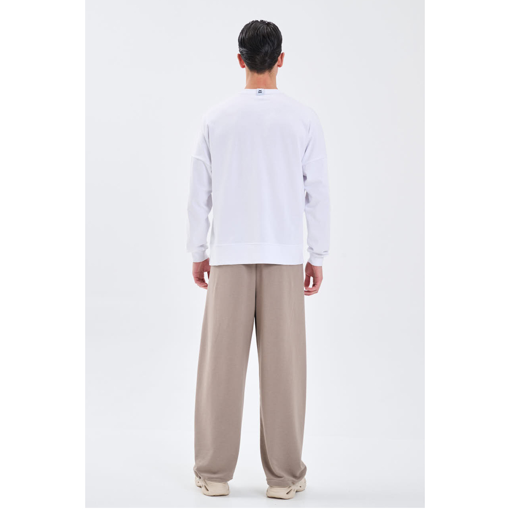 OWL Grey Rock Barrel Sweatpants  Unisex Παντελόνι Φόρμας - 2