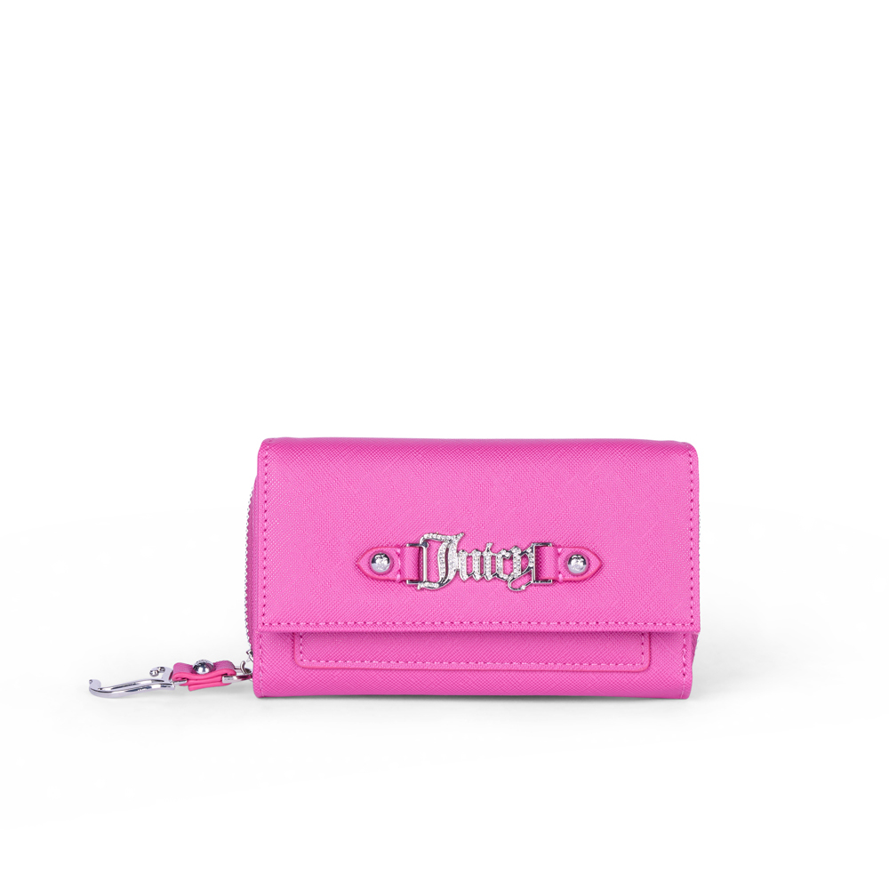 JUICY COUTURE Aurora M. Zip Wallet Γυναικείο Πορτοφόλι - Ροζ