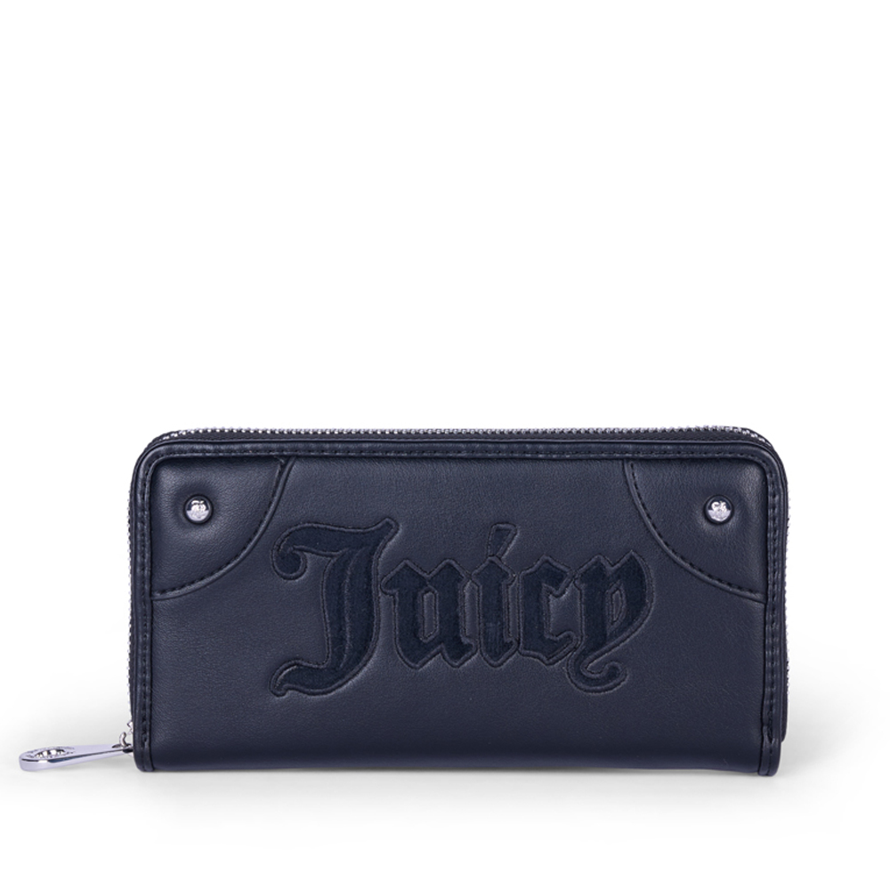 JUICY COUTURE Candy L. Zip Wallet Γυναικείο Πορτοφόλι - Μαύρο