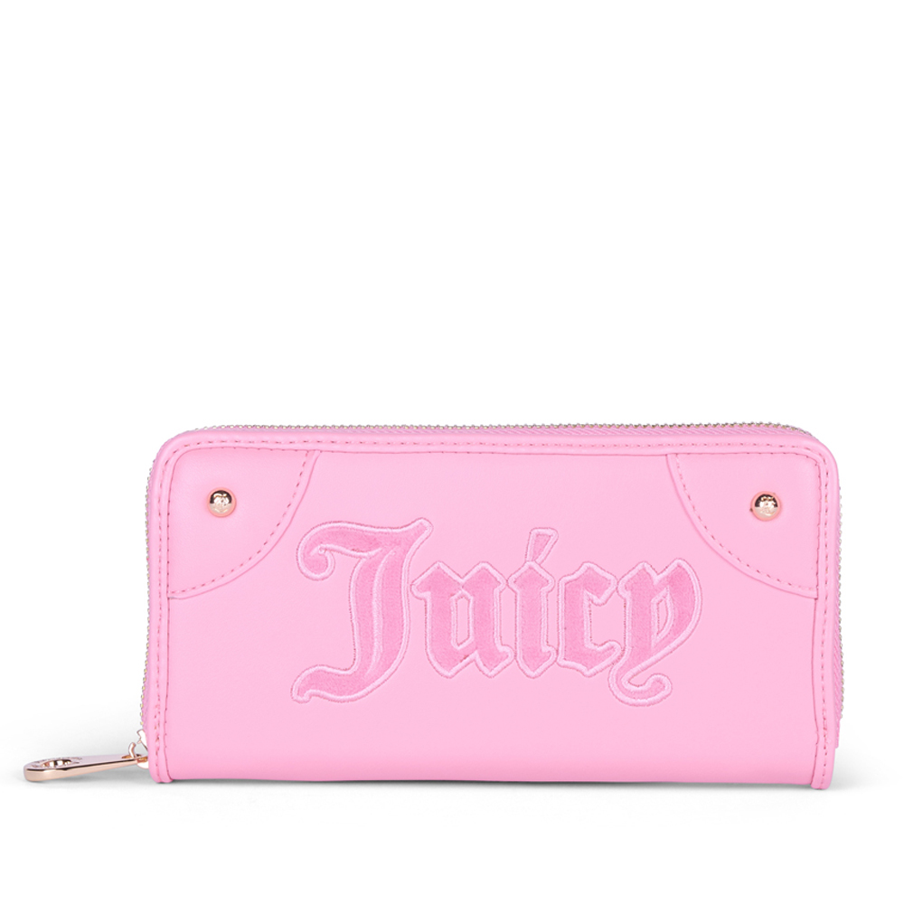 JUICY COUTURE Candy L. Zip Wallet Γυναικείο Πορτοφόλι - Ροζ