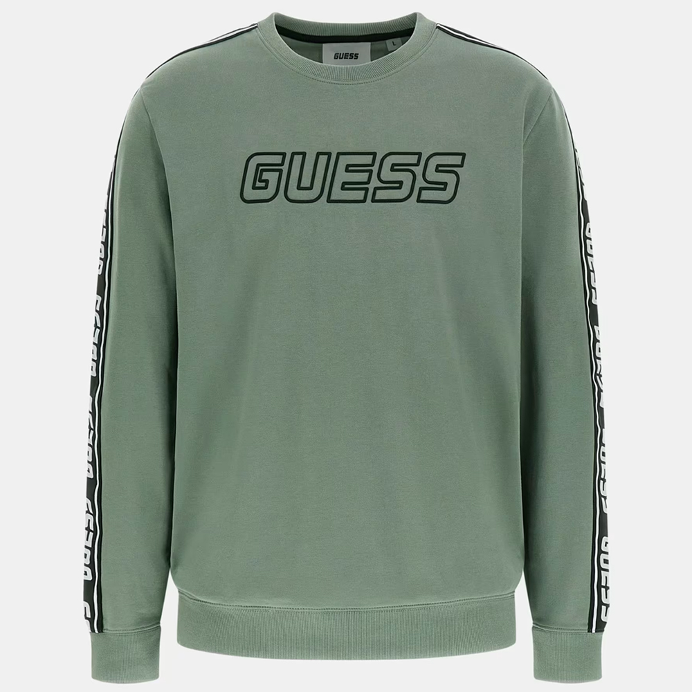 GUESS Arlo Sweatshirt Ανδρικό Φούτερ - Πράσινο