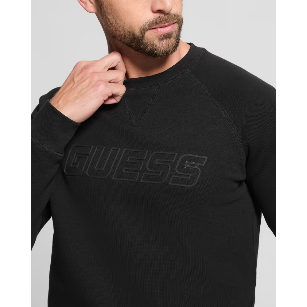 GUESS New Aldwin Crewneck Hoodie Ανδρικό Φούτερ - 4