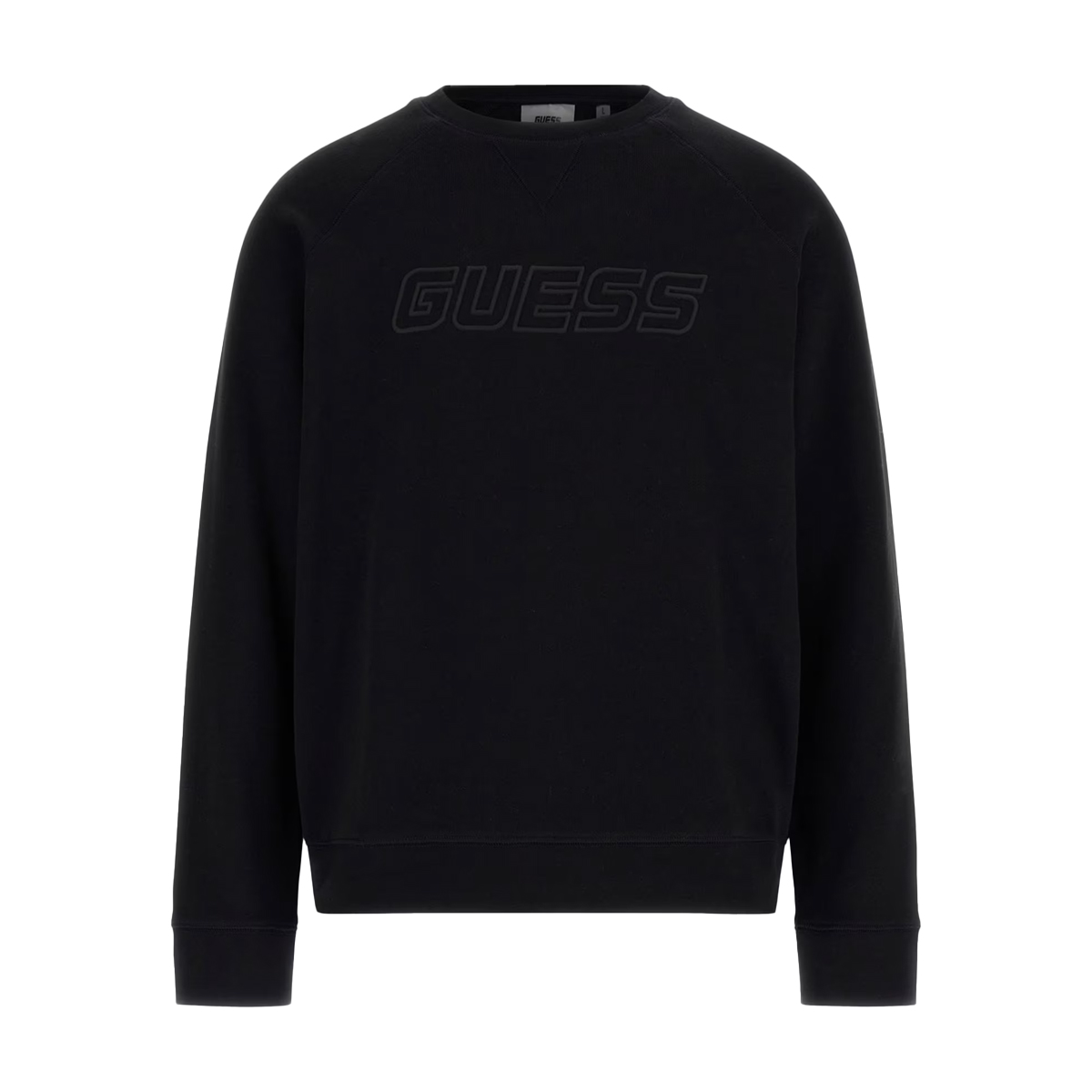 GUESS New Aldwin Cn Sweats Ανδρικό Φούτερ με λογότυπο μπροστά - 1