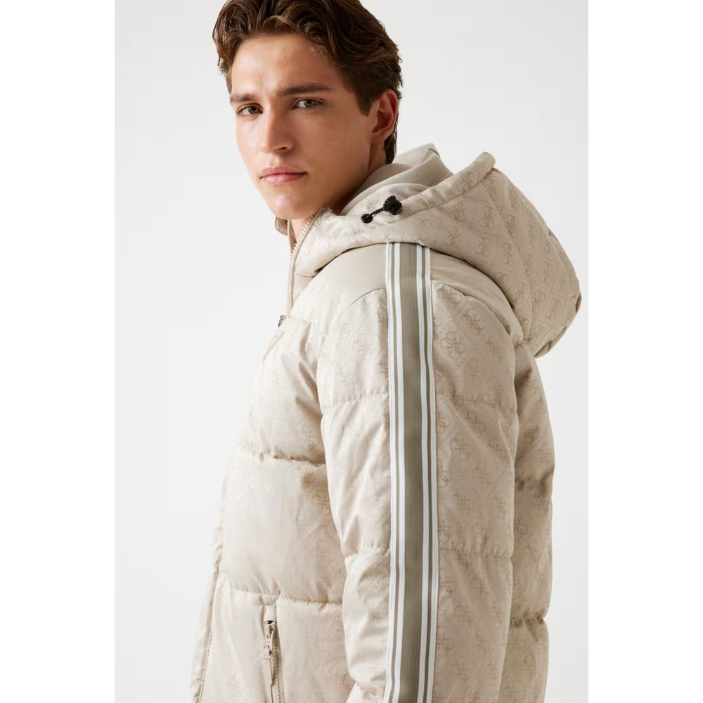 GUESS Fusco 4G Padded Jacket  Ανδρικό Μπουφάν με κουκούλα - 3