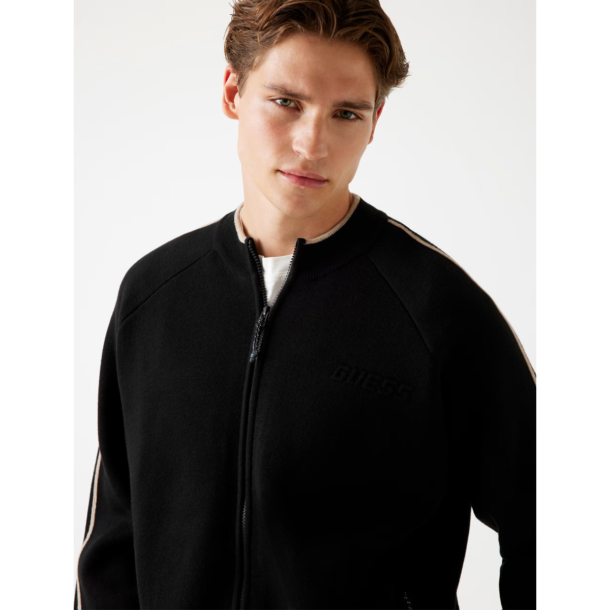 GUESS Yaki  Zip Sweatshirt Ανδρική Ζακέτα - 4