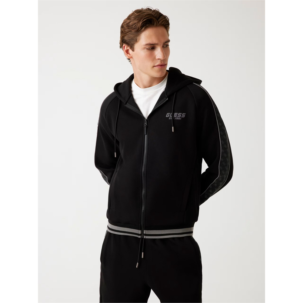 GUESS Finlo Zipped Hoodie  Sweatshirt Ανδρική Ζακέτα με κούκουλα - 2