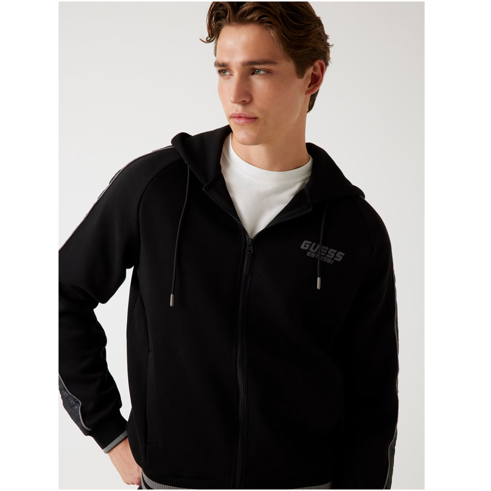 GUESS Finlo Zipped Hoodie  Sweatshirt Ανδρική Ζακέτα με κούκουλα - 5
