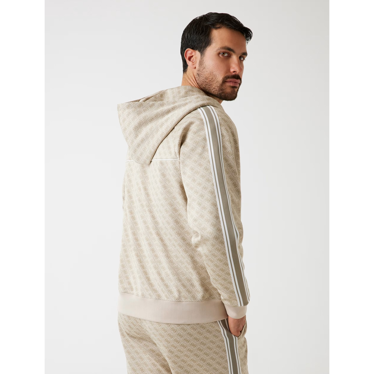 GUESS Parimo 4G Full Zip Sweatshirt Ανδρική Ζακέτα - 3