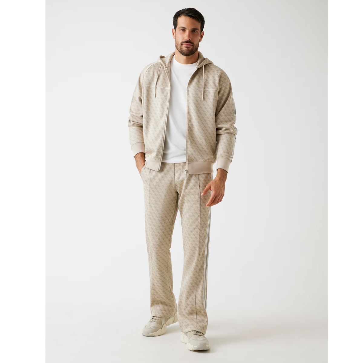 GUESS Parimo 4G Full Zip Sweatshirt Ανδρική Ζακέτα - 4