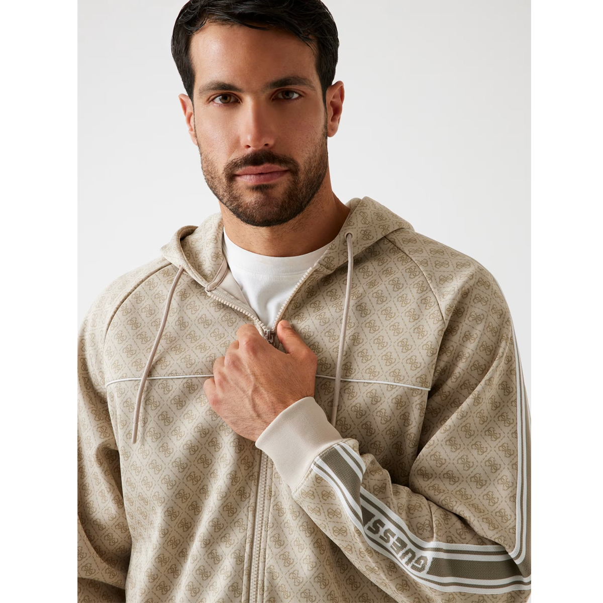 GUESS Parimo 4G Full Zip Sweatshirt Ανδρική Ζακέτα - 5