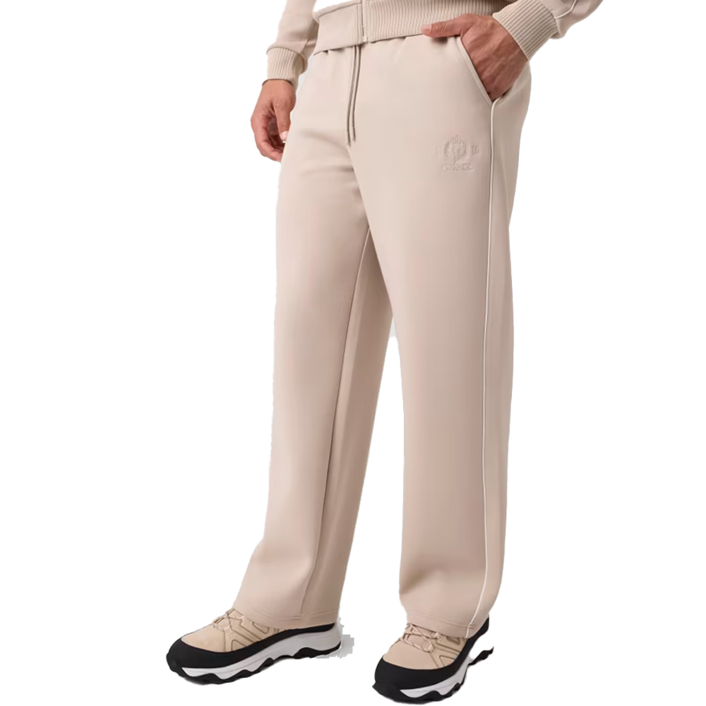 GUESS Edwin Straight Leg Pants Ανδρικό Παντελόνι Φόρμας - Μπεζ