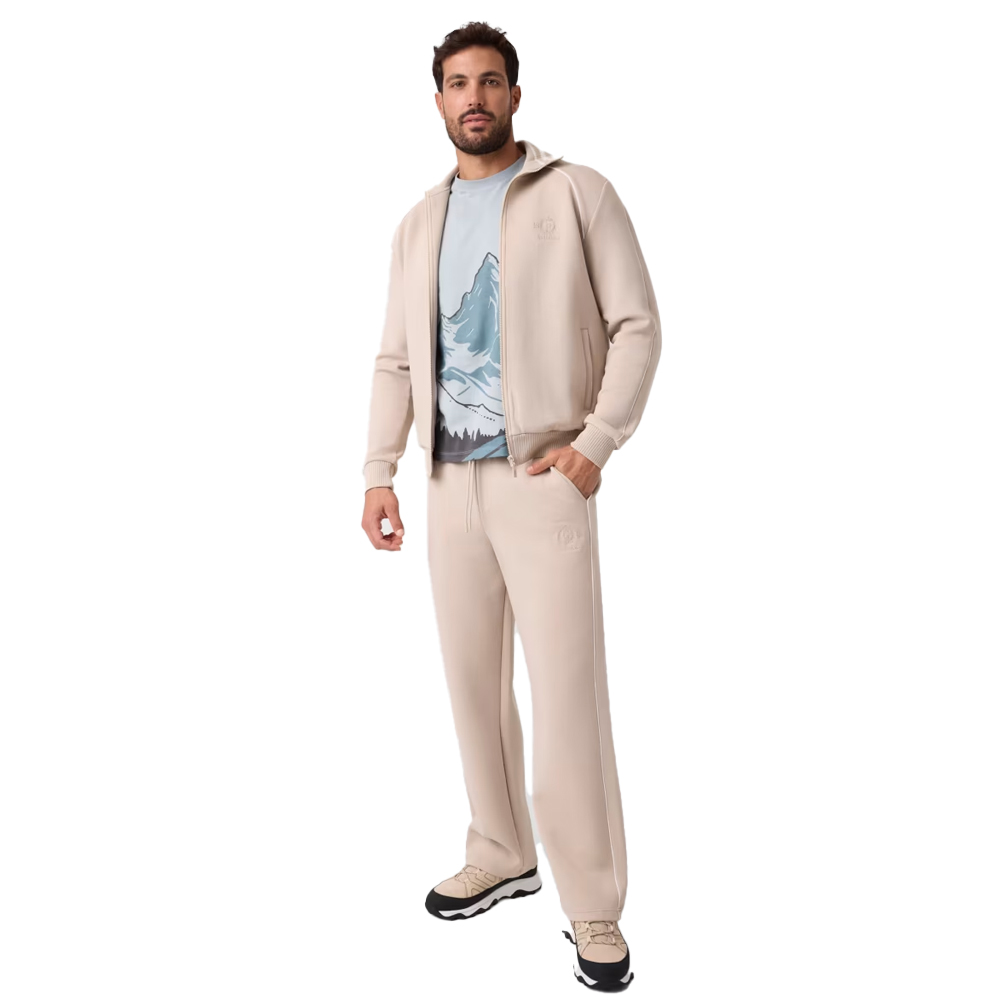 GUESS Edwin Straight Leg Pants Ανδρικό Παντελόνι Φόρμας - Μπεζ