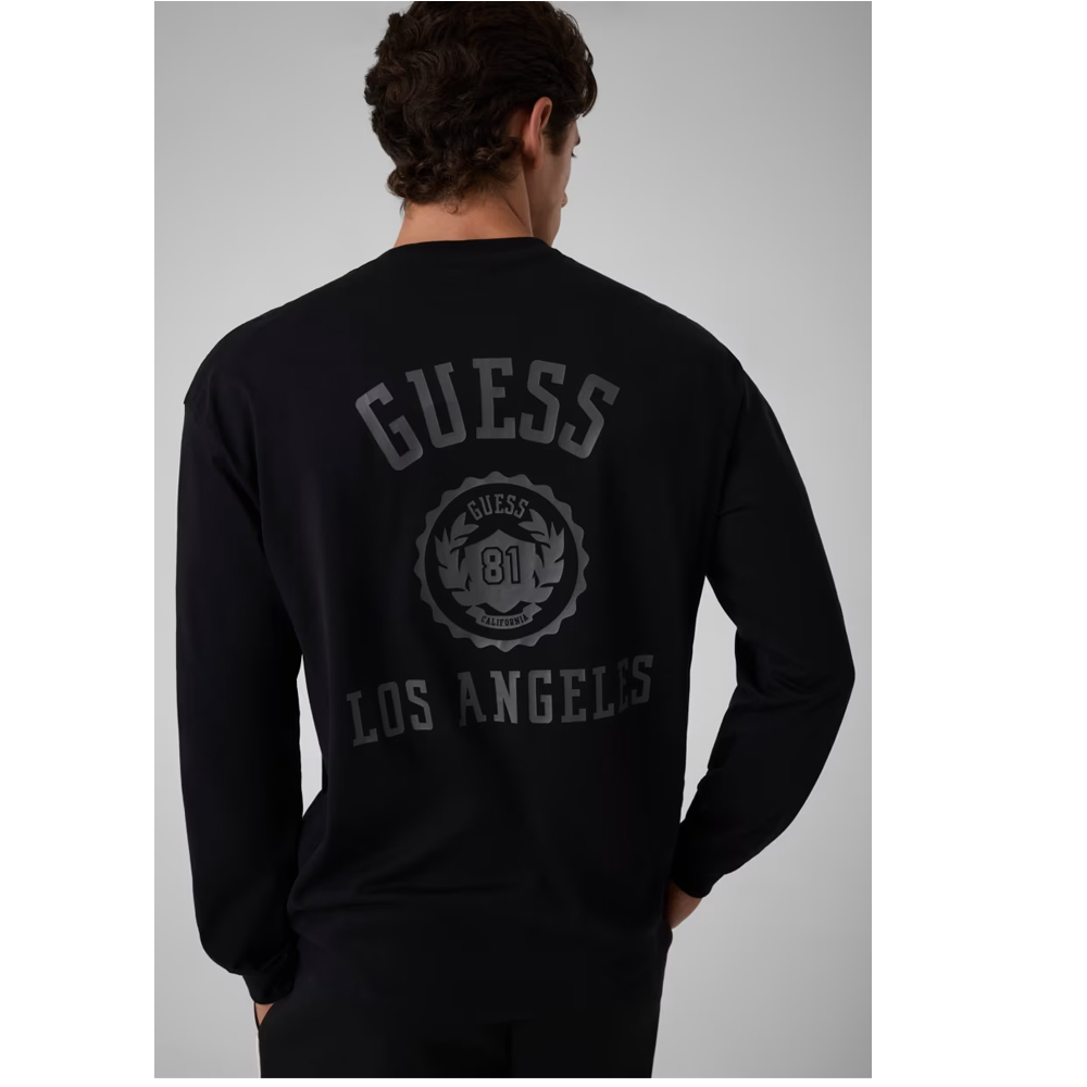GUESS Bernard Long Sleeve T-Shirt Ανδρική Μακρυμάνικη Μπλούζα - 2