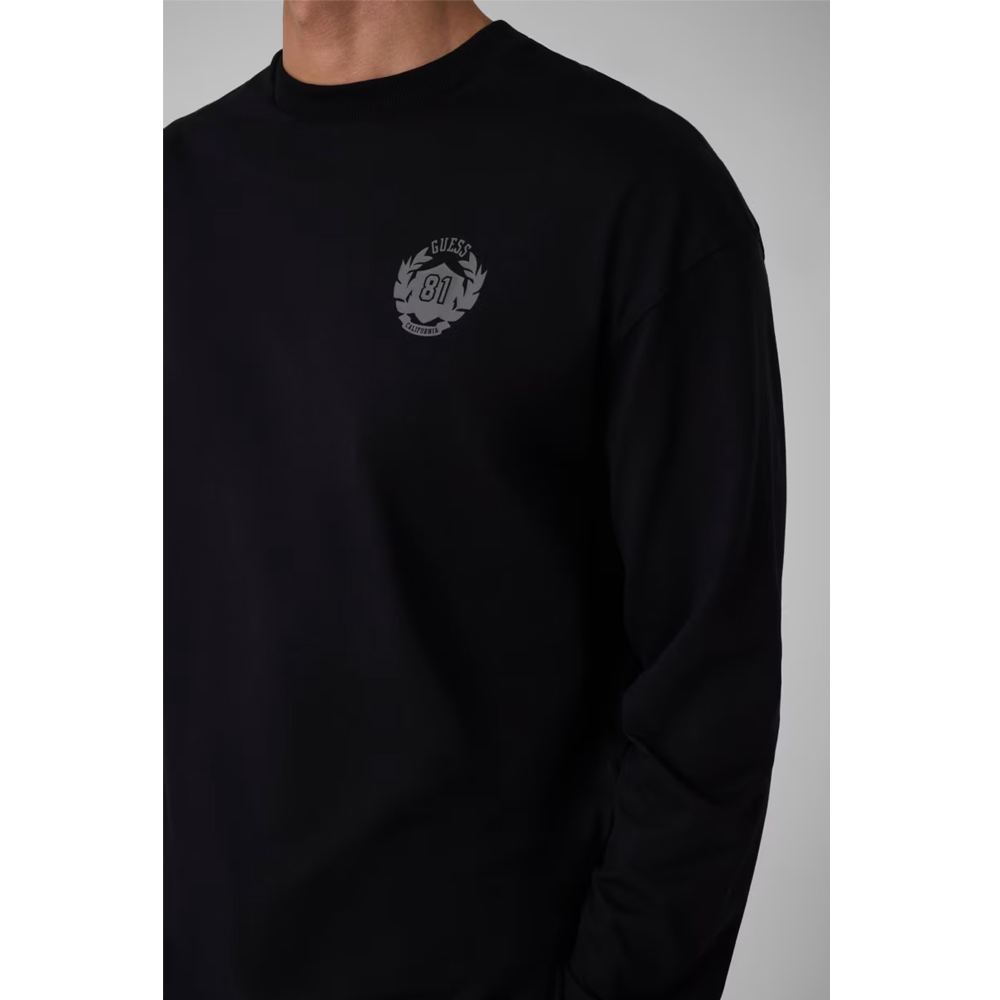 GUESS Bernard Long Sleeve T-Shirt Ανδρική Μακρυμάνικη Μπλούζα - 3