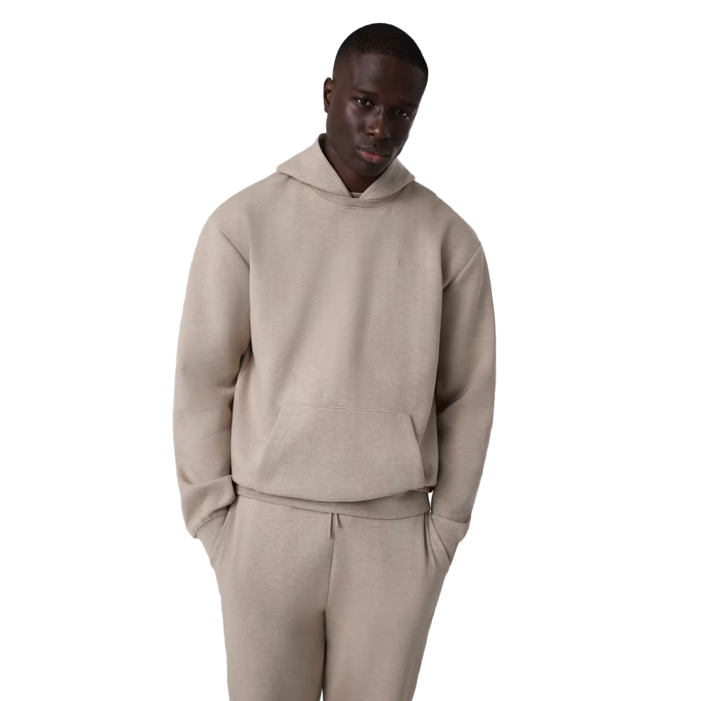 GUESS Bayron Hoodie Sweatshirt Ανδρικό Φούτερ με κουκούλα - Μπεζ