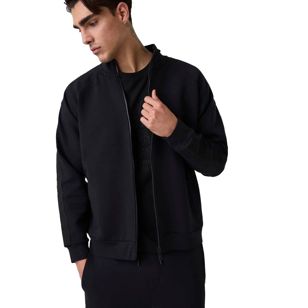 GUESS Thor Full - Zip Hoodie Sweatshirt Ανδρική Ζακέτα  - Μαύρο