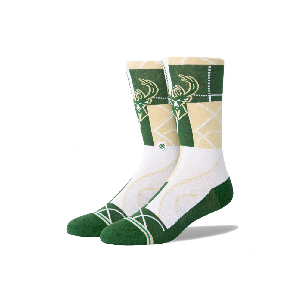 STANCE Zone Milwaukee Bucks Unisex Κάλτσες - Πράσινο