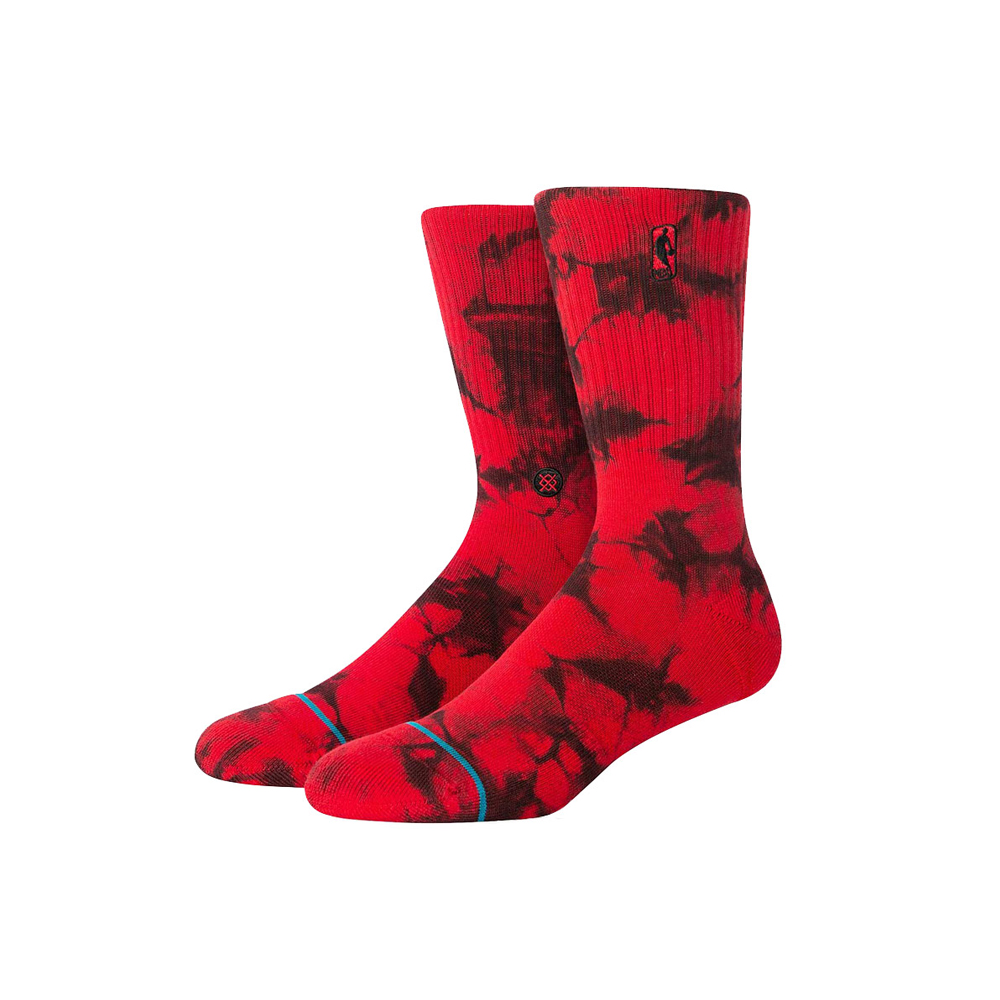 STANCE NBA Logoman Dye Unisex Κάλτσες - Κόκκινο